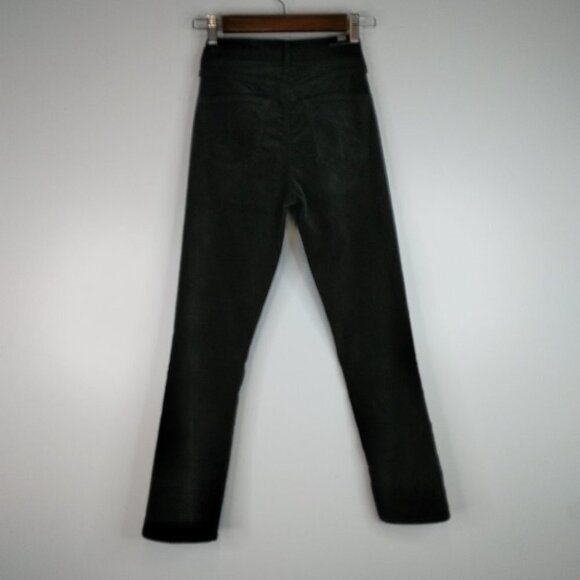 Citizens Of Humanity Cara High Rise Cigarette Ankle Green Velvet 24 - Picture 7 of 12